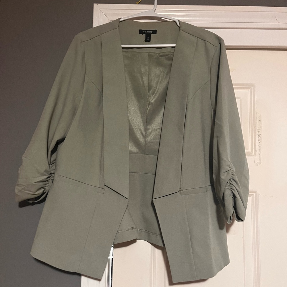 Torrid Women's Olive Green Blazer